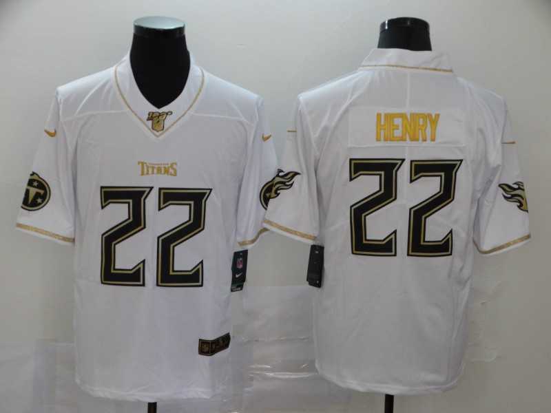 Nike Titans 22 Derrick Henry White Gold Vapor Untouchable Limited Jersey,We sell and wholesale Nike Titans 22 Derrick Henry White Gold Vapor Untouchable Limited Jersey on line form chian!